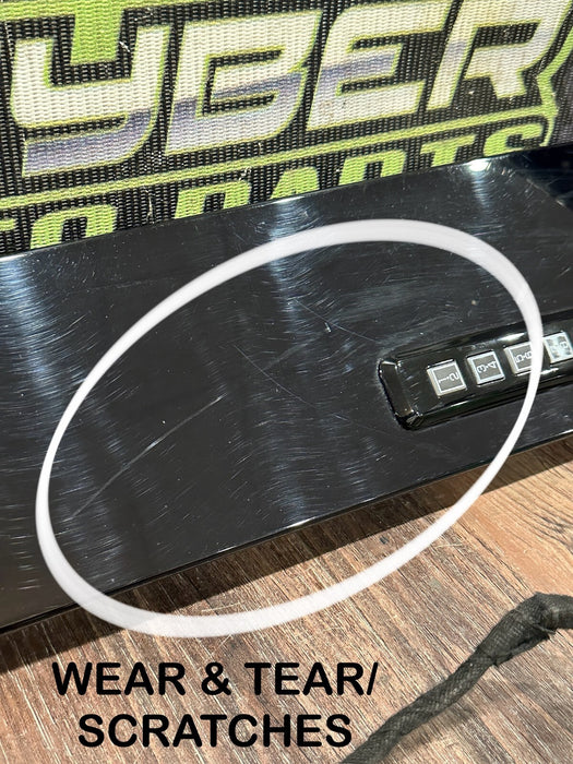 2017-19 FORD F250 F350 F450 FRONT LEFT GLOSS BLACK B PILLAR DOOR TRIM OEM *READ