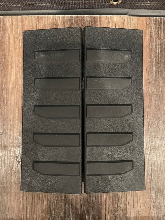 2017-2019 FORD F250 F350 PLATINUM REAR LEFT RIGHT KICK PLATES OEM *SCUFFS*