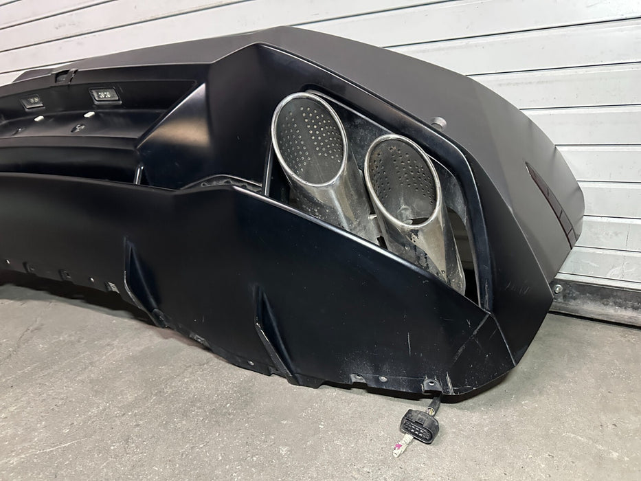 2015-2019 LAMBORGHINI HURACAN 610-4 COMPLETE REAR BUMPER GRIGIO TITANS (0131)