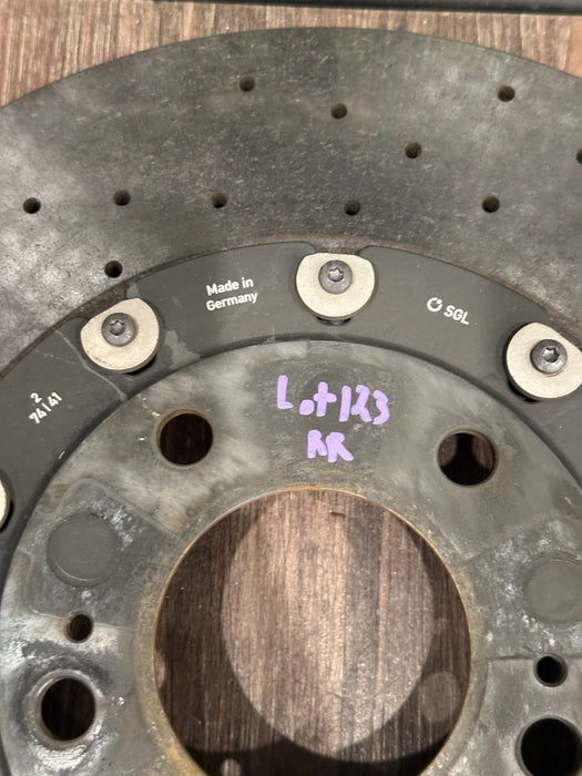 2018-2024 LAMBORGHINI URUS REAR RIGHT CARBON CERAMIC BRAKE ROTOR OEM 4M0 615 602