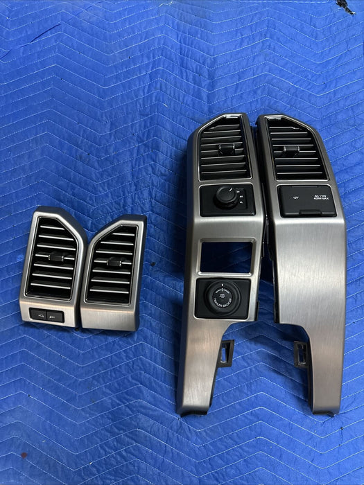 2020 2021 2022 FORD F250 F350 F450 PLATINUM DASH AIR VENTS SET (4) OEM