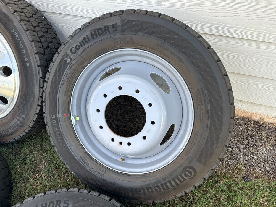 2024 Ford F450 Take Off Set Wheels Rims Tires (6) 10x225 ~ONLY 700 MILES~