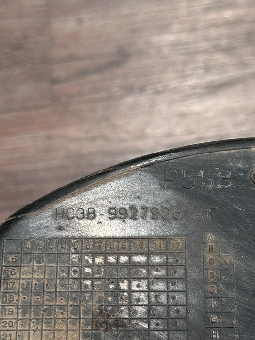 2017-2022 FORD F250 F350 DIESEL 6.7L BLACK FUEL GAS DOOR LID CAP OEM MINOR SCUFF