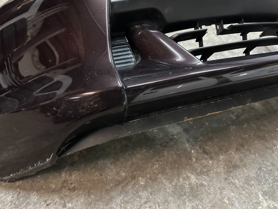 2010 NISSAN 370Z FRONT BUMPER COVER BLACK CHERRY *NAG OEM ~MINOR WEAR/SCRATCHES~