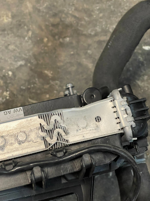 2017 AUDI R8 V10 FRONT RIGHT RADIATOR A/C CONDENSER 4S0816411 4S0121252B ~BENT~