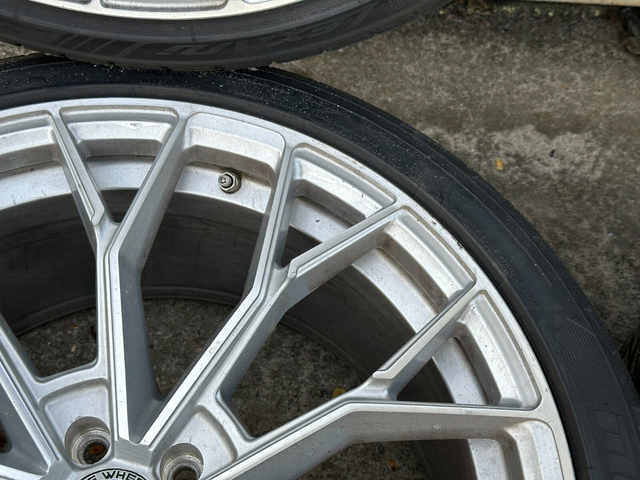 5x108 GWG Wheels 20x10.5 REARS 20x9 FRONTS FORD JAGUAR NEW NITTO TIRES