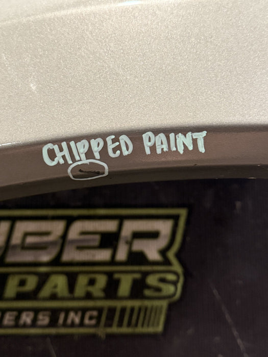 2017-2022 FORD F450 DUALLY LEFT FENDER OEM SILVER SPRUCE - BN *DAMAGE* (LOCAL PU