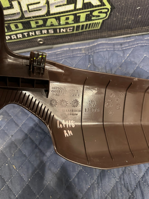 2015 DODGE RAM 2500 RIGHT TIRE JACK COVER TRIM OEM