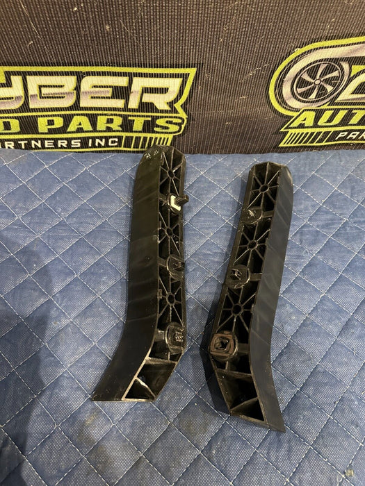 2010 NISSAN 370Z CONVERTIBLE REAR BUMPER RETAINER BRACKET PAIR LH RH OEM