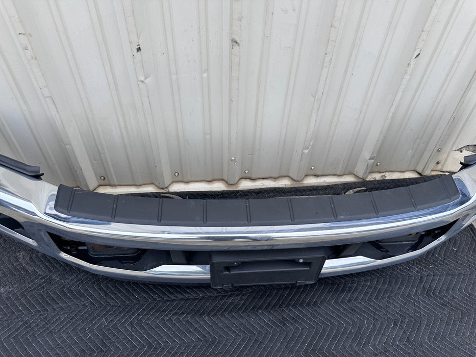 2017 2018 2019  FORD F250 F350 FRONT BUMPER ASSEMBLY CHROME OEM