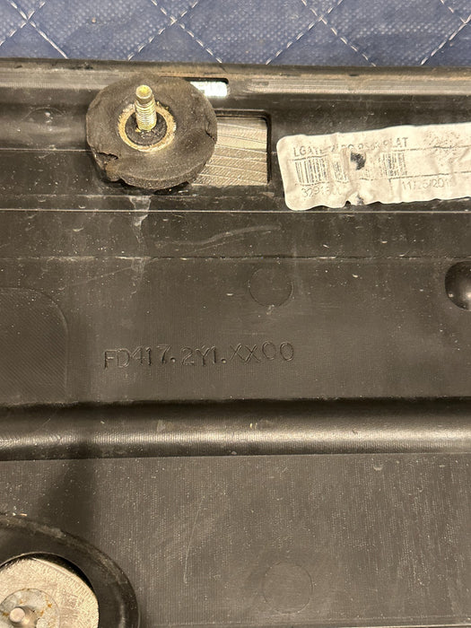 2017-2019 FORD F250 F350 PLATINUM TAILGATE TRIM PLAQUE OEM *SCRATCHES 3-4*