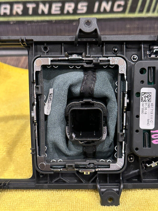 2017-18 AUDI R8 CENTER CONSOLE AUTOMATIC GEAR SHIFTER KNOB W BEZEL OEM