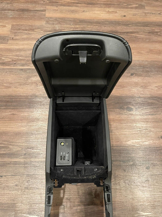 2017 INFINITI Q50 RED SPORT CENTER CONSOLE STORAGE COMPARTMENT OEM *SCRATCHES*