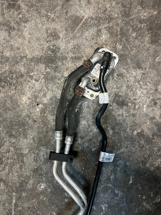 2017 2019 FORD F250 F350 SUPERDUTY DIESEL FUEL COOLER W/ LINES OEM HC34 9N103 AC