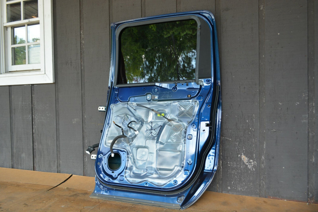 2016 NISSAN TITAN XD PLATINUM RESERVE REAR RIGHT DOOR BLUE / GUN METAL OEM