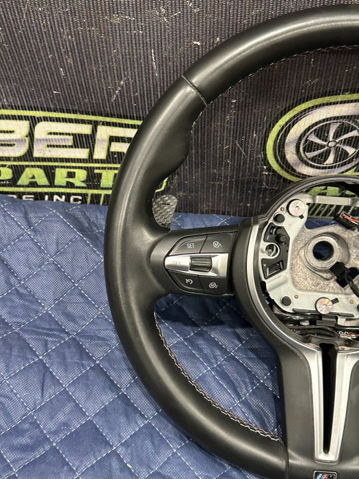 2020 BMW M4 F82 STEERING WHEEL CARBON FIBER PADDLE SHIFTER OEM