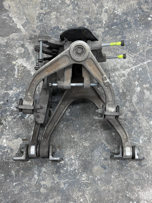 2014-15 AUDI R8 V10 REAR LEFT KNUCKLE SPINDLE ASSEMBLY OEM