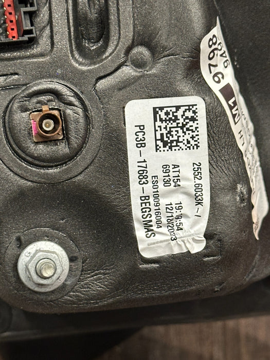 2023-2024 FORD F350 LEFT DRIVER CHROME CAP TOW MIRROR W CAMERA OEM