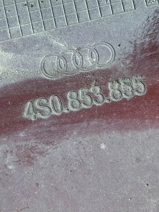 2017 AUDI R8 LEFT DRIVER SKIRT ROCKER MOLDING PANEL OEM 4S0853855 ~DAMAGE~