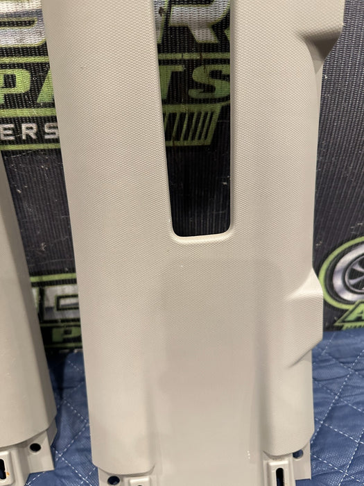 2017 2019 FORD F250 F350 F450 LIMITED LEFT RIGHT UPPER B PILLAR OEM ~SCRATCHES~