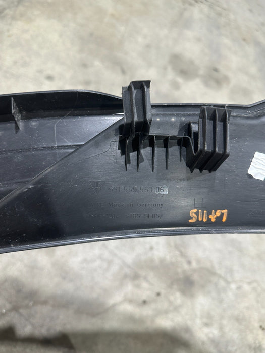 2014 PORSCHE 911 TURBO S 991 FRONT WINDSHIELD COWL VENT TRIM OEM 99155556306