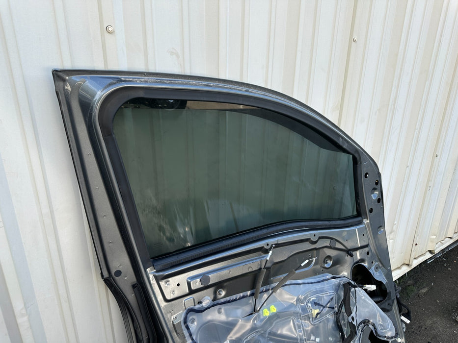 2016 Nissan Titan XD Crew Cab FRONT LEFT DOOR SHELL GUN METALLIC (KAD) OEM