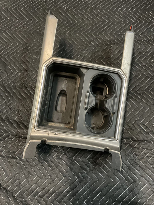 2017-2019 FORD F250 F350 PLAT￼INUM CENTER CONSOLE TRIM OEM~COSMETIC DAMAGE~
