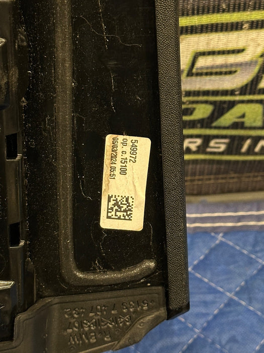 2024 BMW M3 M4 G80 G82 SEDAN FRONT RIGHT EXTERIOR DOOR B PILLAR TRIM OEM *SCUFFS