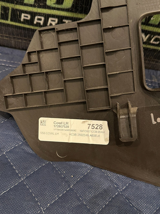 2017-2019 FORD F250 F350 BROWN LEFT DOOR SILL KICK PANEL TRIM OEM