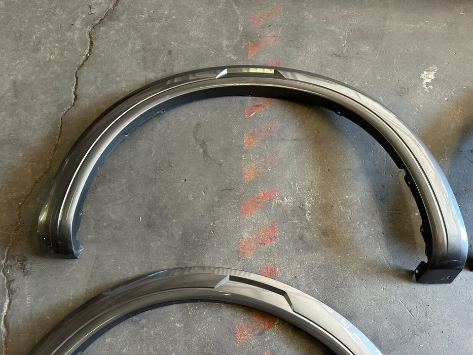 2016 2019 NISSAN TITAN XD PRO-4X FRONT & REAR FENDER FLARE SET OEM 63810 EZ40A