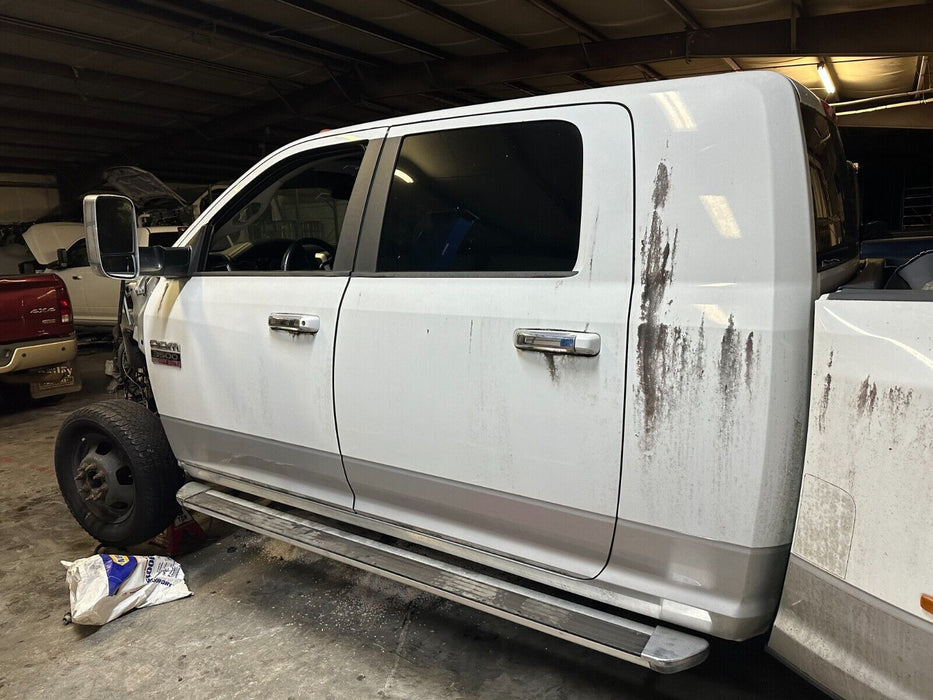 2012 RAM 3500 LARAMIE MEGA CAB SHELL CREW CAB 4 DOOR  WHITE W/ SUNROOF OEM