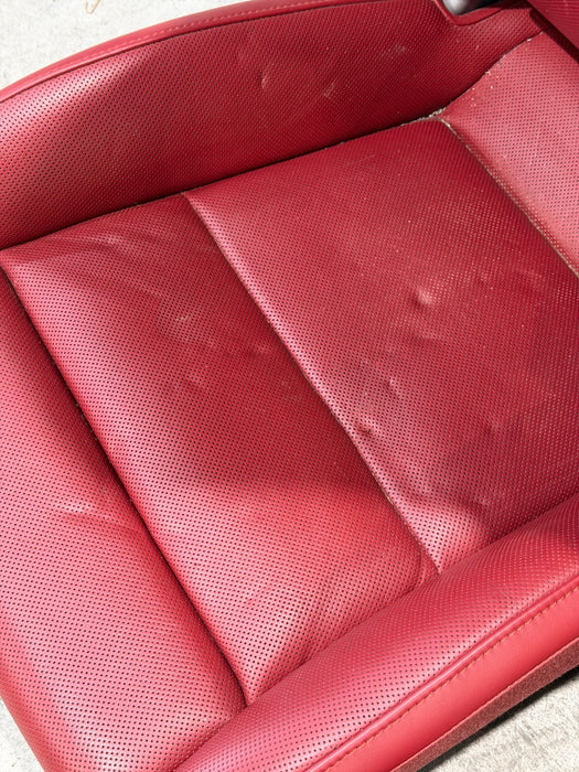 2014 PORSCHE 911 TURBO S 991 FRONT SEATS RED OEM GENUINE