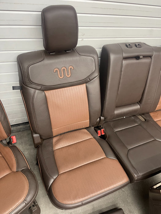 2023 2024 2025 FORD F250 F350 F450 KING RANCH INTERIOR SEATS CONSOLE DASHBOARD