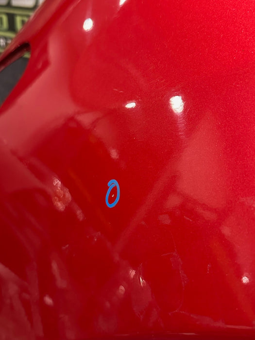 2014 TOYOTA PRIUS V FRONT DRIVER LEFT RED FENDER OEM *PAINT CHIPS/RESIDUE* (READ