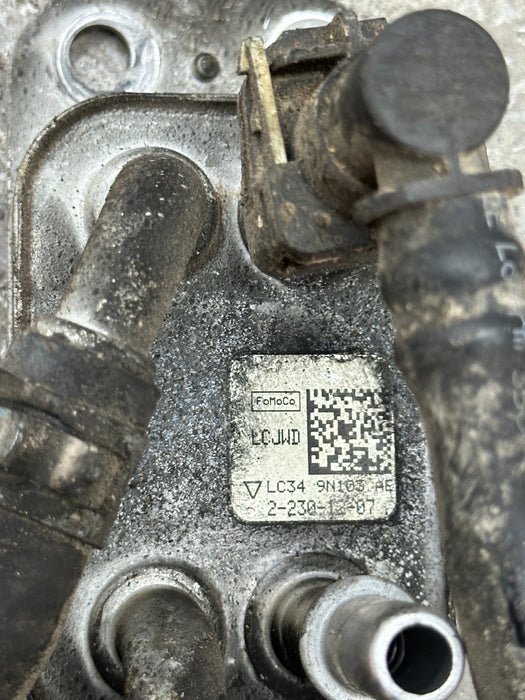 2020 FORD F250 F350 F450 6.7L DIESEL ENGINE FUEL COOLER W LINES ASSEMBLY OEM