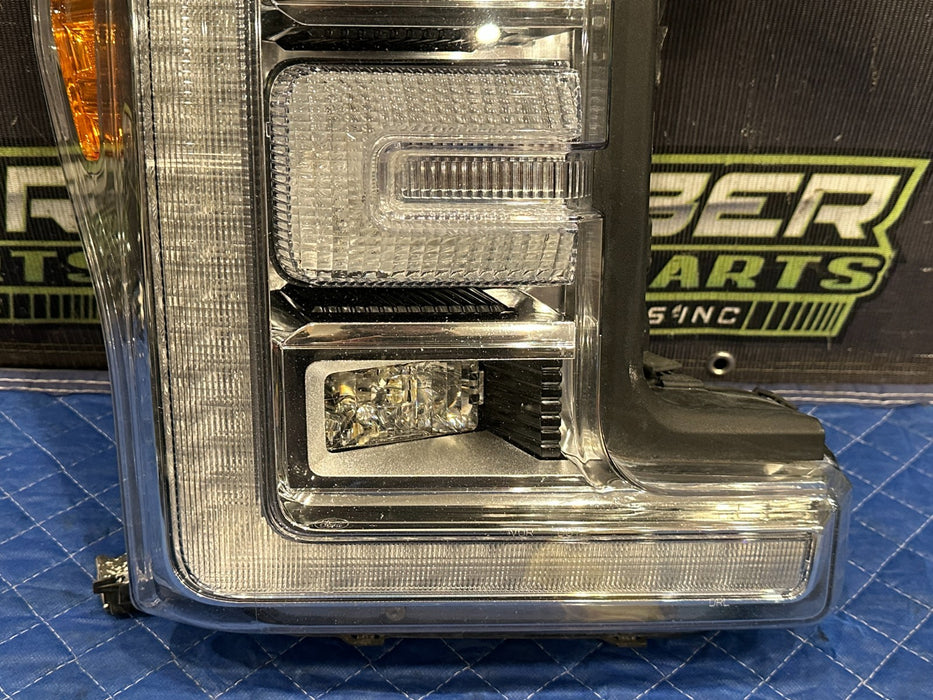 2017-2019 FORD F250 F350 F450 LEFT RIGHT LED HEADLIGHT PAIR OEM *MINT CONDITION*