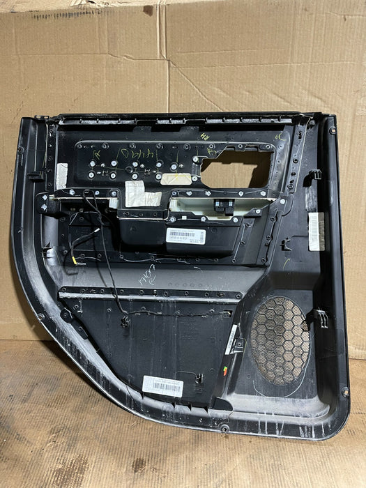2013-2018 DODGE RAM 2500 3500 LARAMIE SPORT REAR RIGHT DOOR PANEL LEATHER~CRACK~