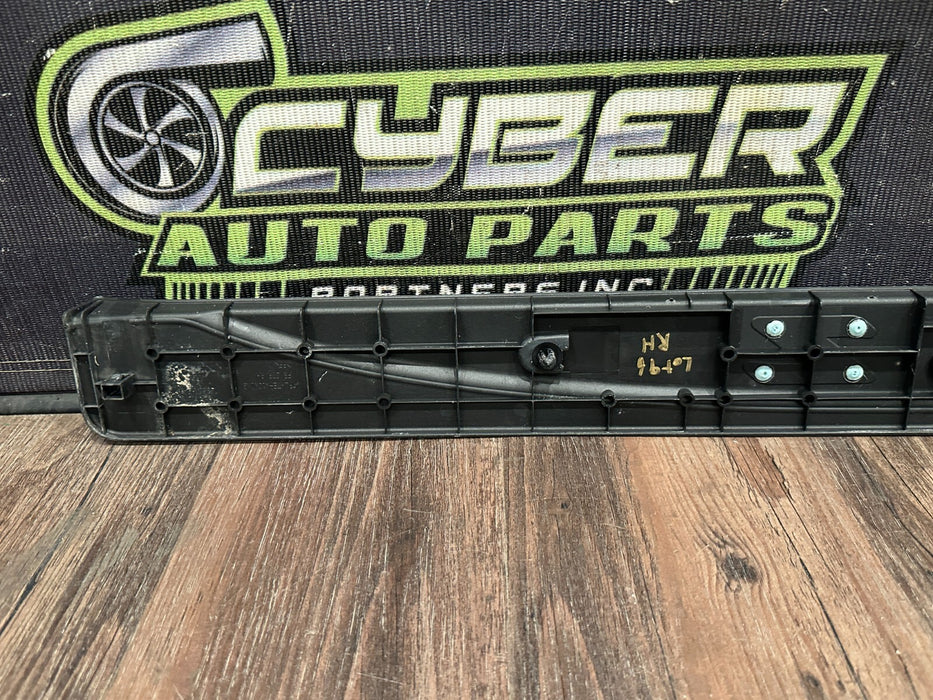 2010 NISSAN 370Z PASSENGER RIGHT SCUFF SILL KICK PLATE OEM *NORM WEAR & TEAR*