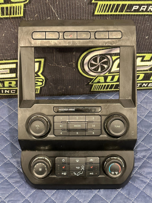 2020 FORD F250 F350 XLT DASH CENTER HVAC CLIMATE CONTROL BEZEL OEM LC3T 18E245