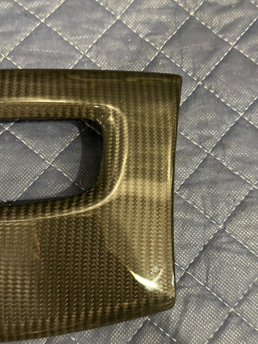 2012 AUDI R8 LEFT DRIVER DOOR CARBON FIBER TRIM PANEL OEM 423 868 091