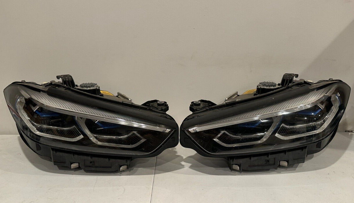 2020 2021 2022 BMW M8 840i 850i G14 G15 LEFT RIGHT HEADLIGHTS LASER Complete OEM