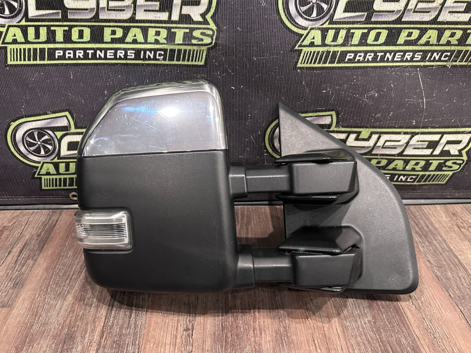 2017-2019 FORD F250 F350 F450 RIGHT CHROME CAP TOW MIRROR OEM *WEAR 13-15*