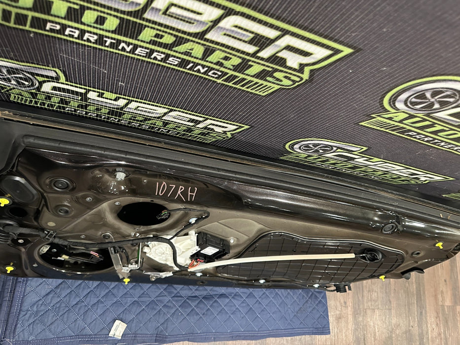 2014 AUDI R8 COUPE OEM RIGHT PASSENGER DOOR SHELL BLACK PANTHER CRYSTAL ~READ~