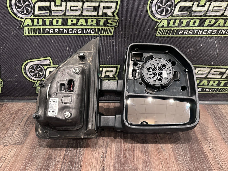 2017-2019 FORD F250 F350 F450 RIGHT CHROME CAP TOW MIRROR OEM *WEAR 13-15*