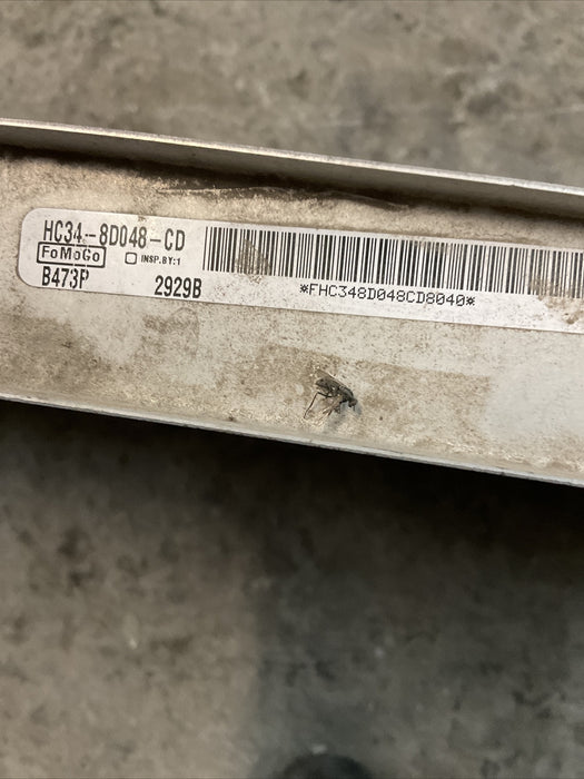 2017-2019 FORD F250 F350 6.7L DIESEL RADIATOR ASSEMBLY OEM~BENT BUT NO LEAKS~