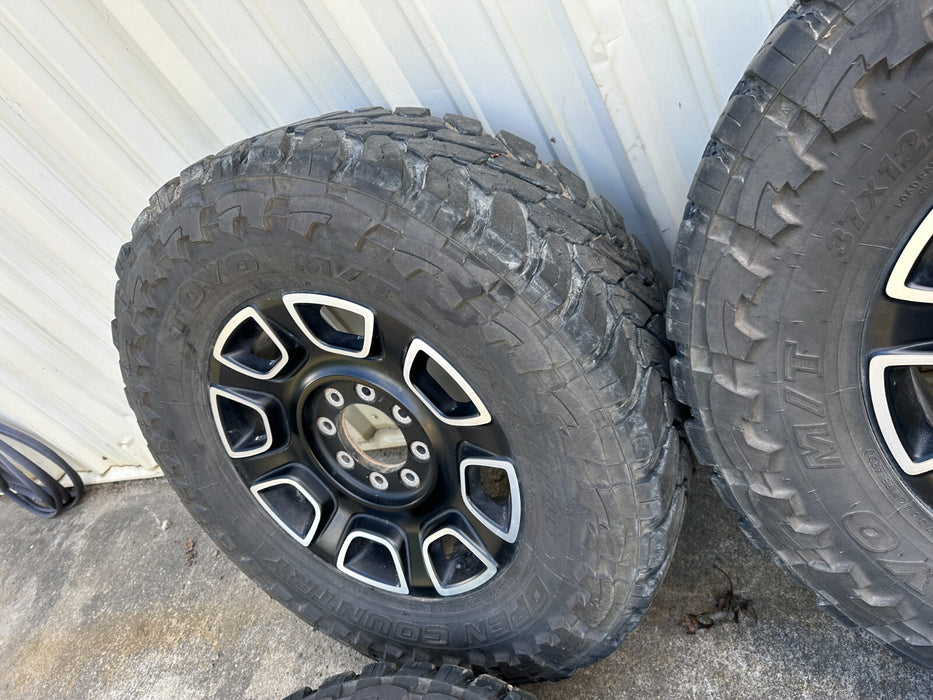 2024 FORD F250 F350 PLATINUM FACTORY WHEELS RIMS SET 20X8 20" PC3C 1007 HA OEM