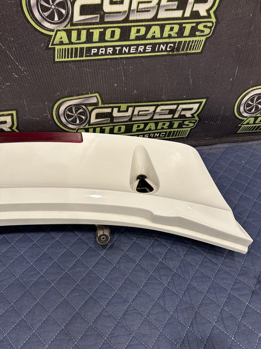 2014 PORSCHE 911 TURBO S 991 REAR ACTIVE SPOILER WING BASE W 3RD BRAKE LIGHT OEM