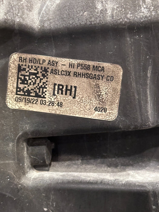 2020 2021 2022 FORD F250 F350 F450 RIGHT PASSENGER SIDE LED HEADLIGHT OEM ~CRACK