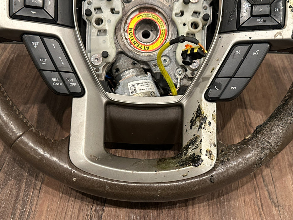 2017-2019 FORD F250 F350 F450 KR STEERING WHEEL W ADAPTIVE CRUISE OEM *3,10-12*