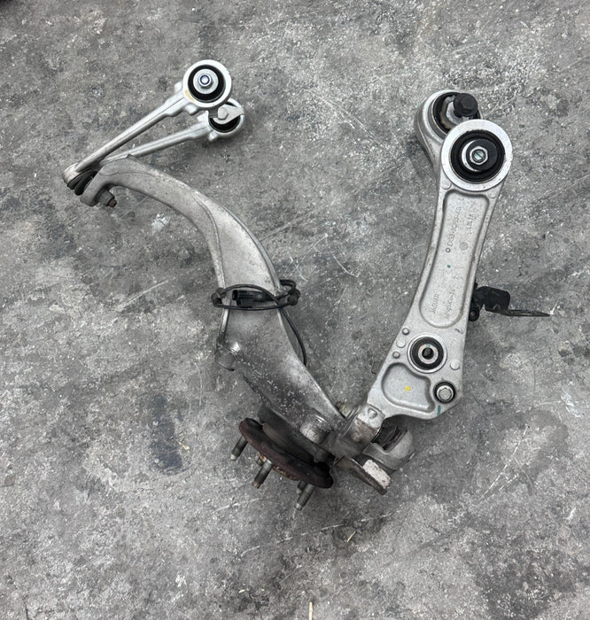 2015 JAGUAR F TYPE FRONT LEFT KNUCKLE SPINDLE OEM EX53-3K186-AB